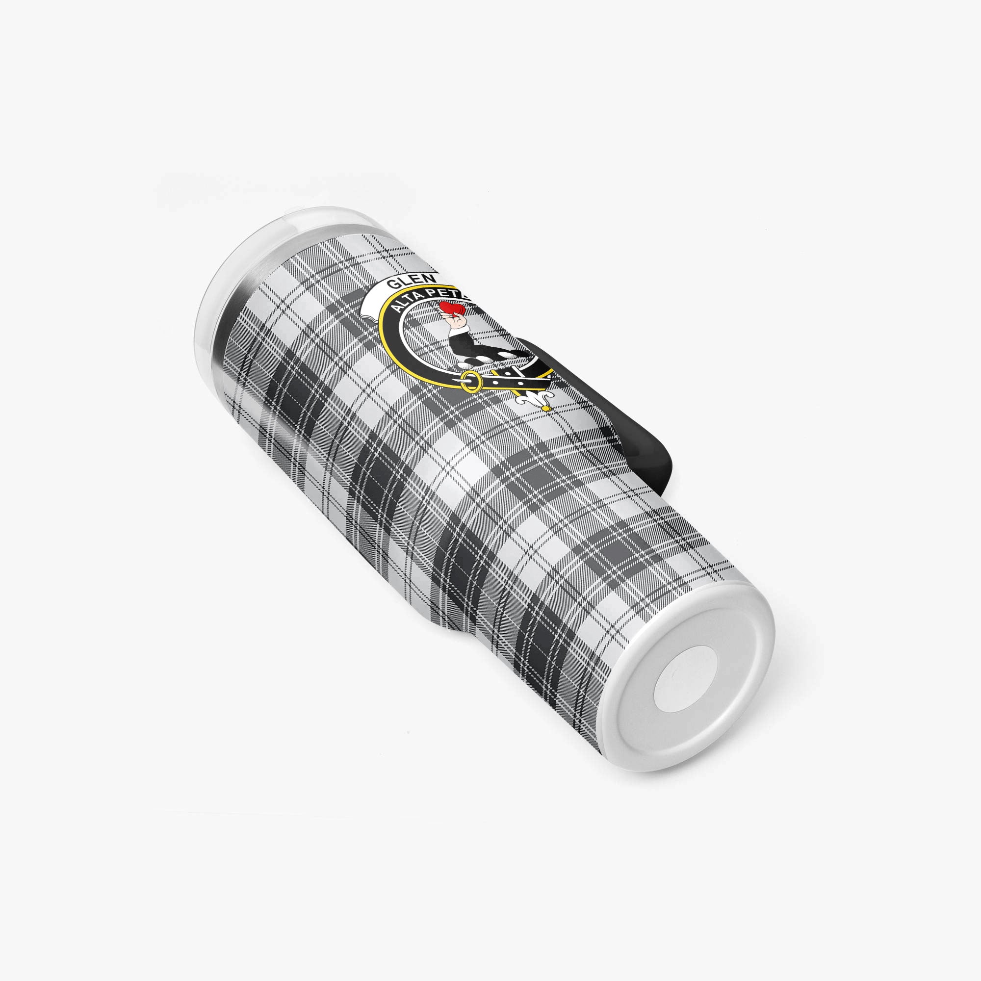Glen Tartan Crest 40 oz Insulated Tumbler with Handle