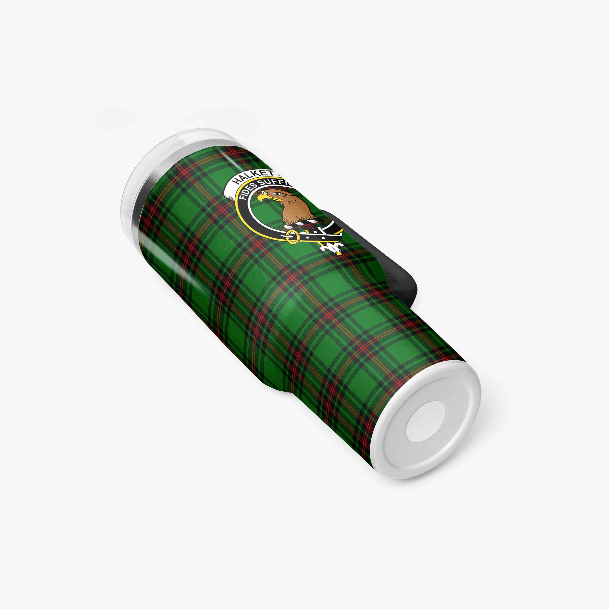 Halkett Tartan Crest 40 oz Insulated Tumbler with Handle