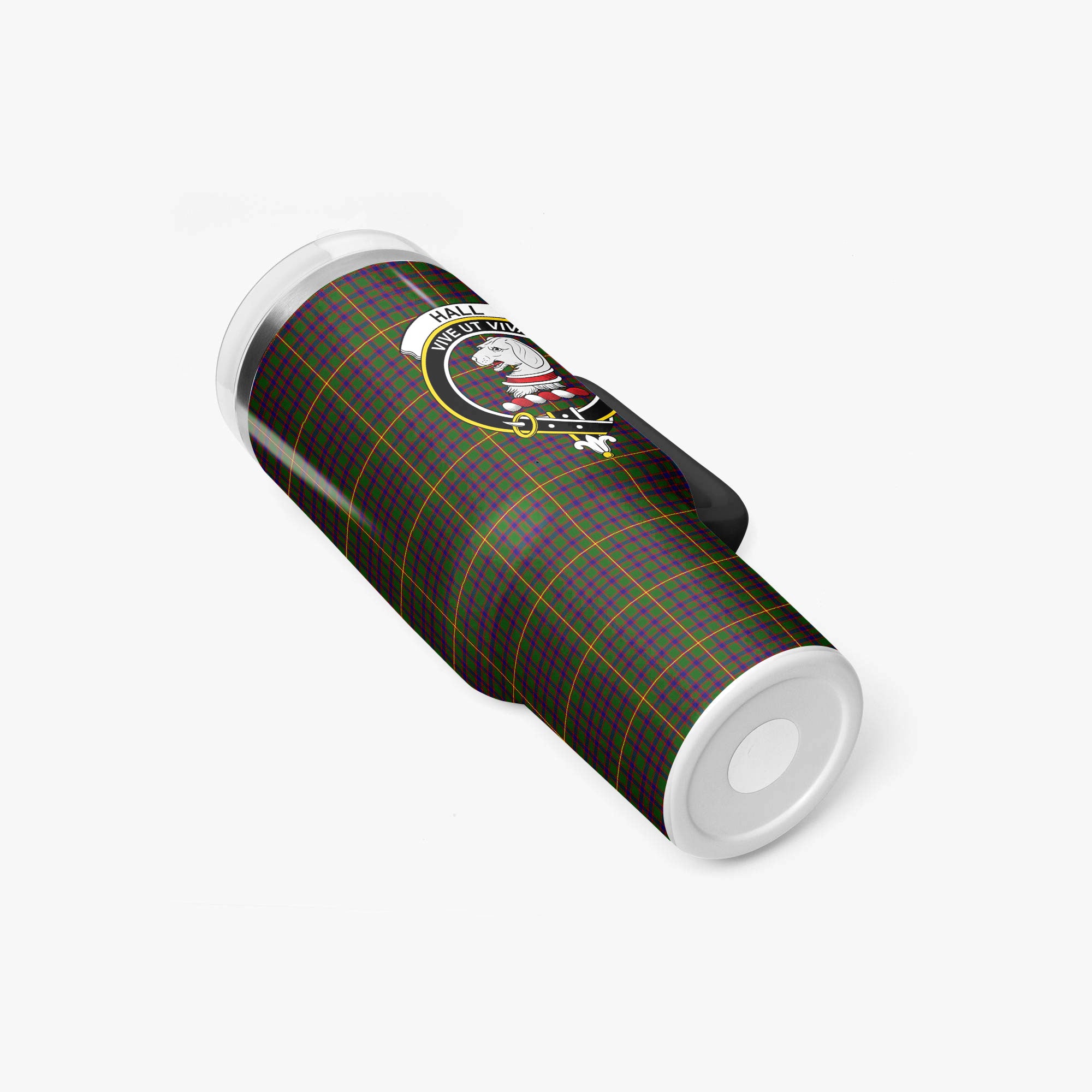 Hall Tartan Crest 40 oz Insulated Tumbler with Handle