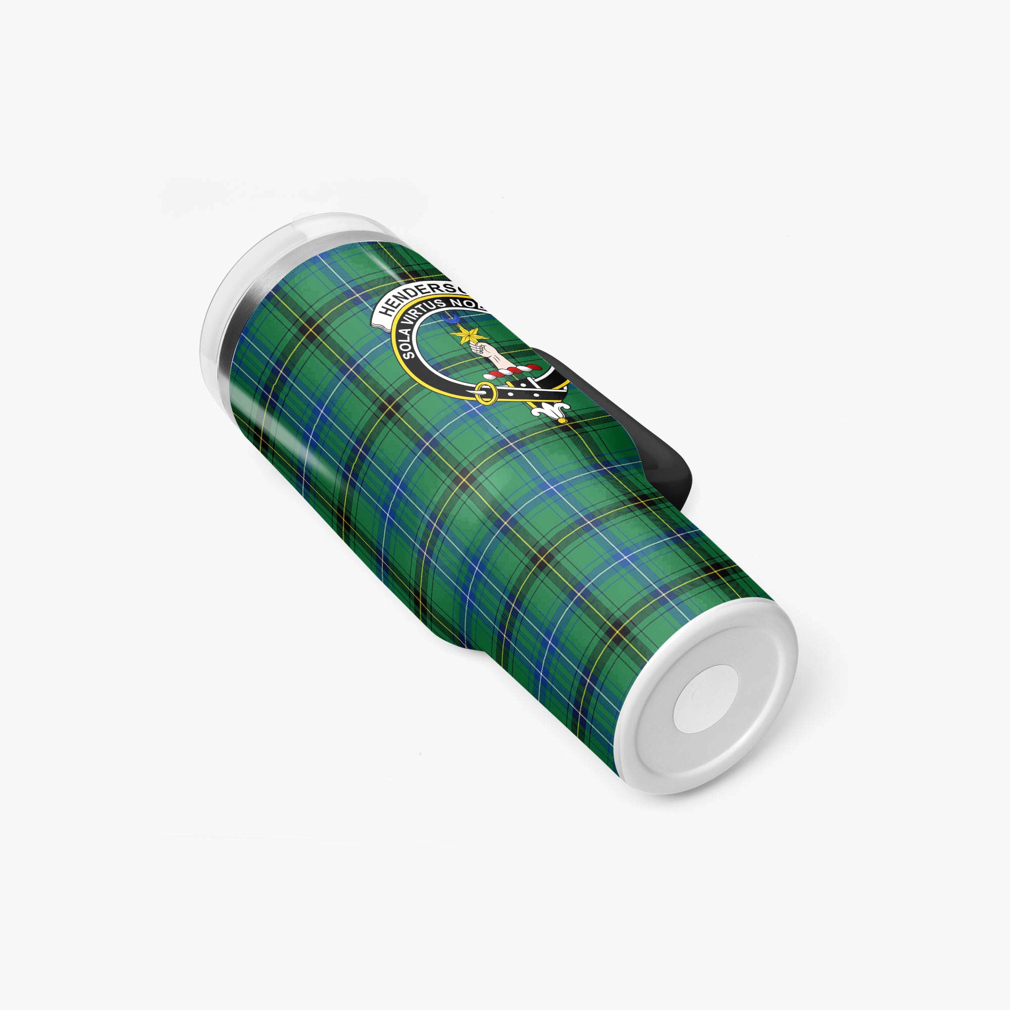 Henderson Ancient Tartan Crest 40 oz Insulated Tumbler with Handle