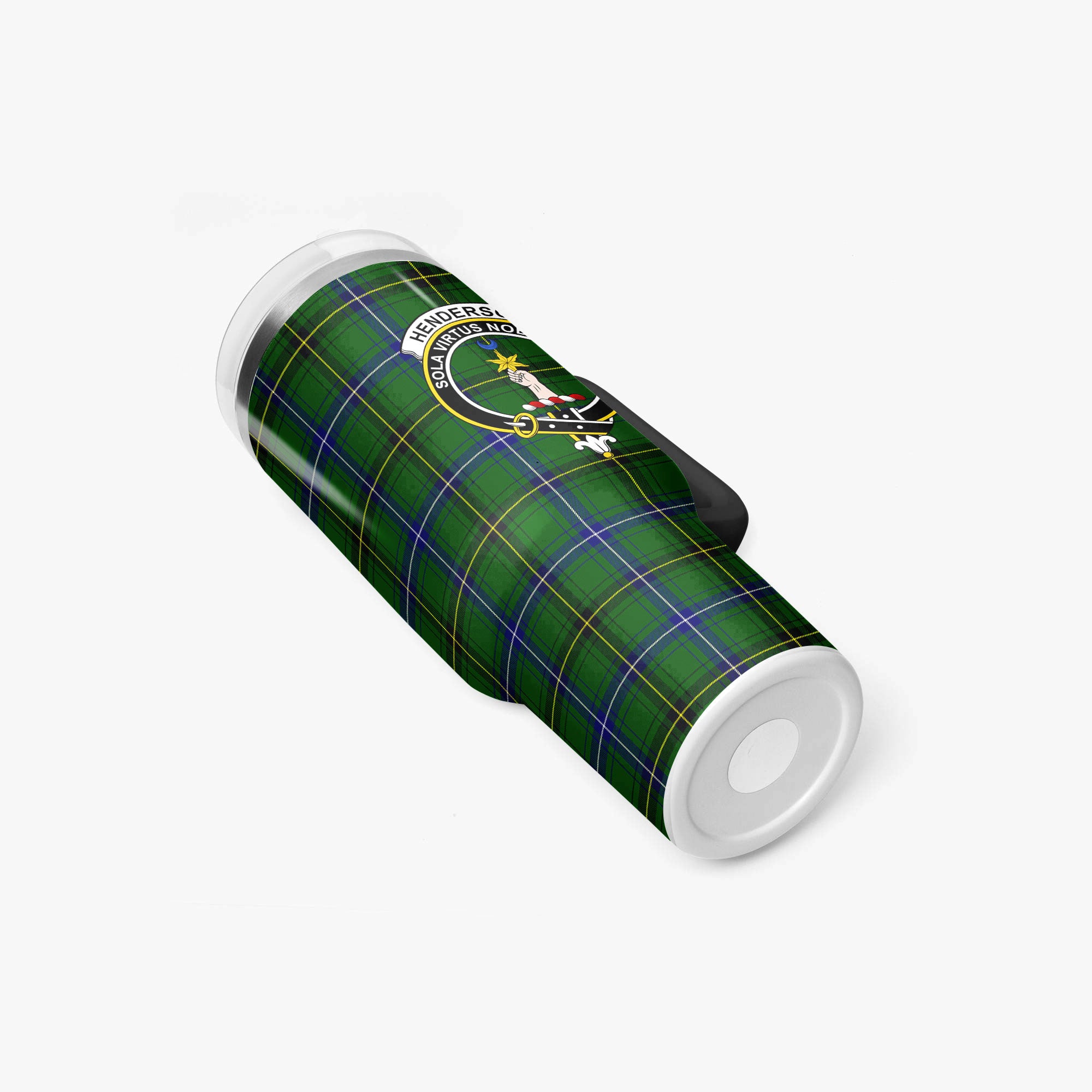 Henderson Modern Tartan Crest 40 oz Insulated Tumbler with Handle