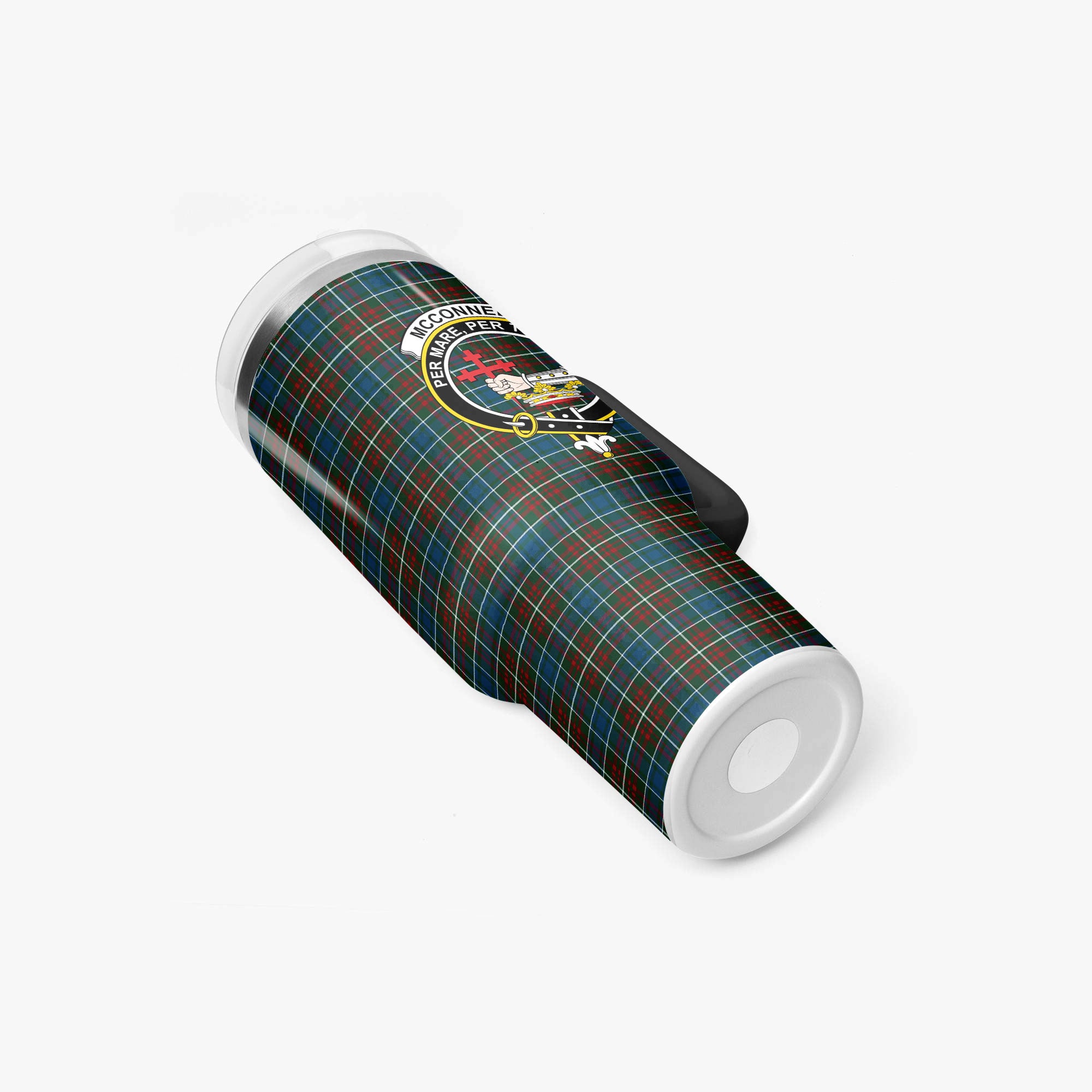 McConnell Tartan Crest 40 oz Insulated Tumbler with Handle