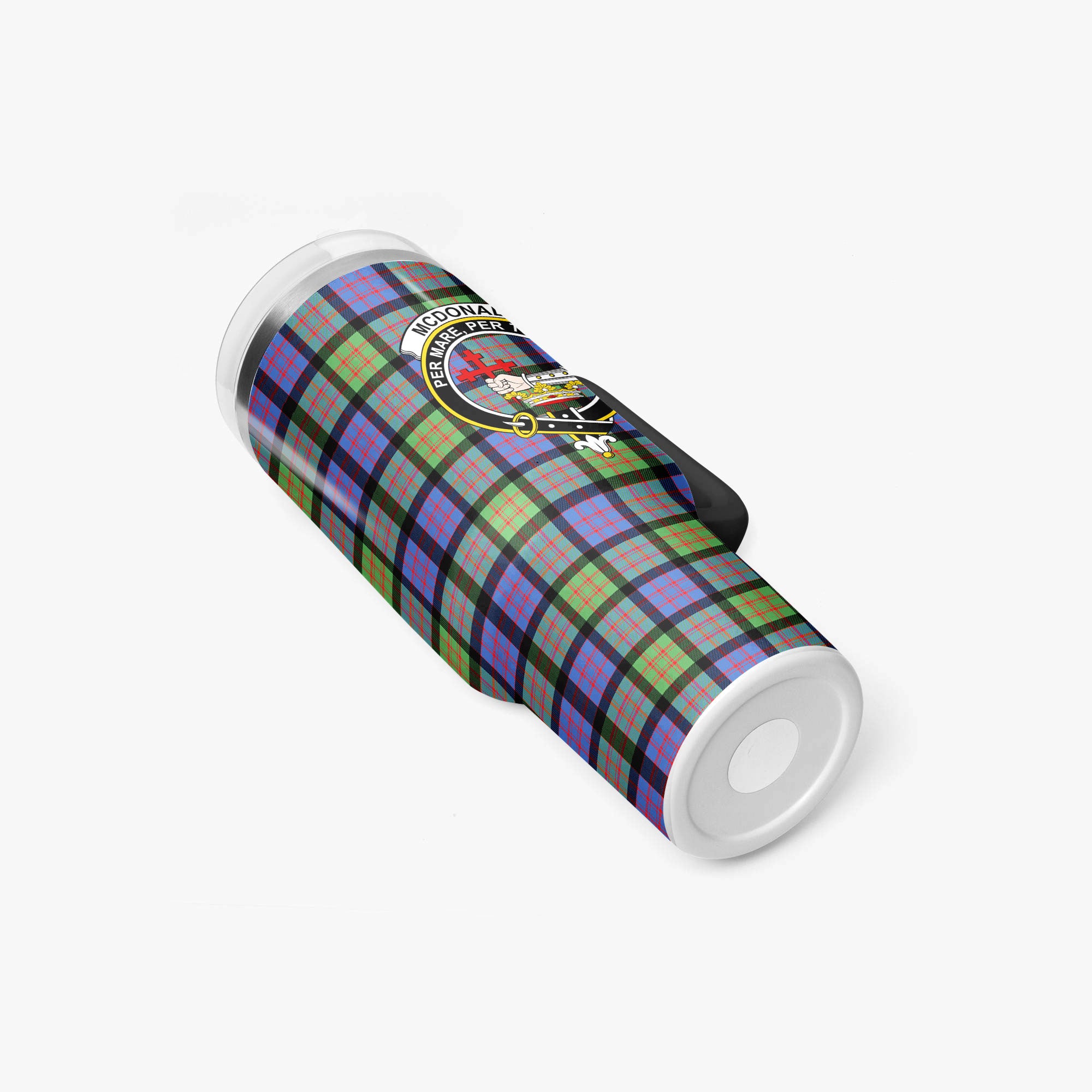 McDonald Ancient Tartan Crest 40 oz Insulated Tumbler with Handle