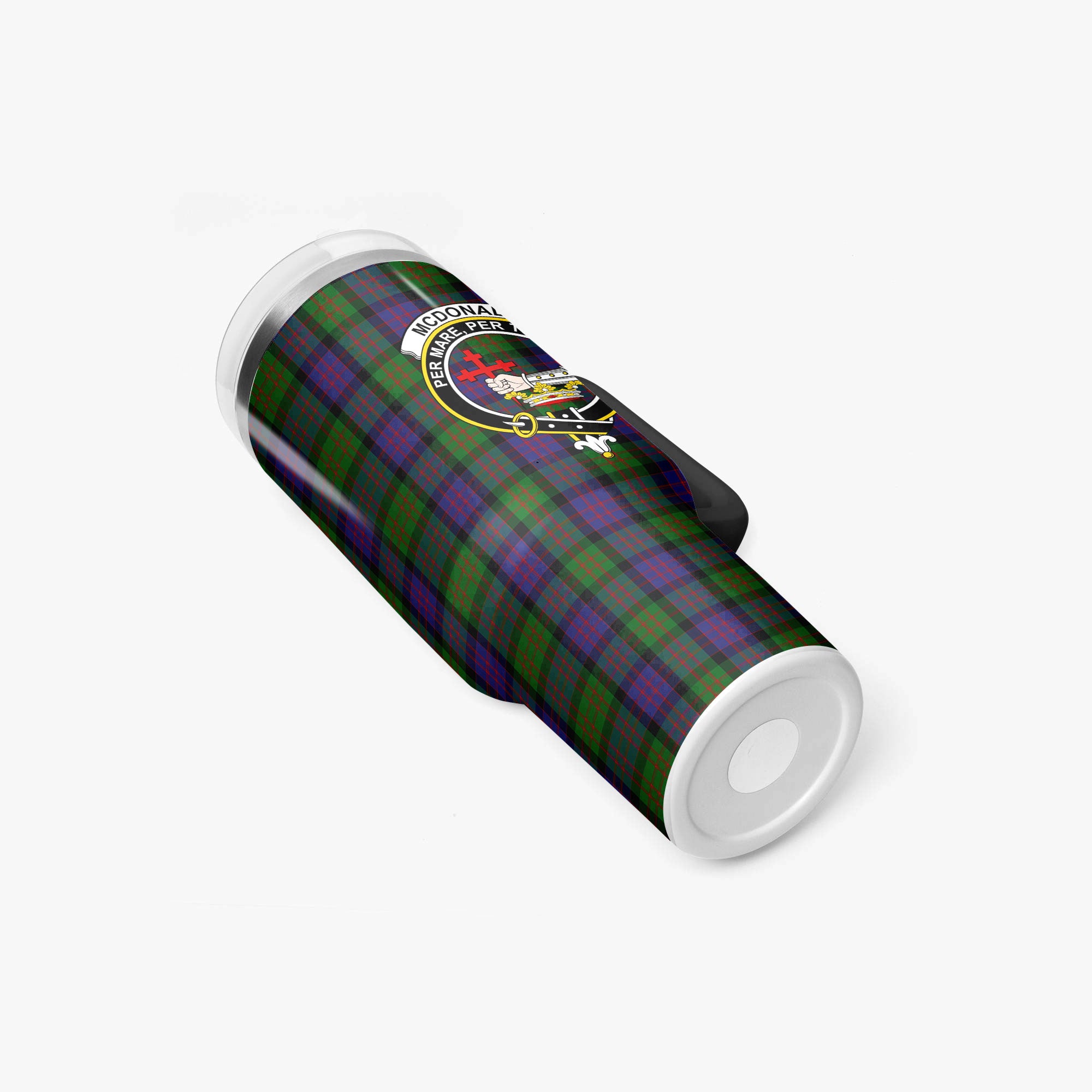 McDonald Tartan Crest 40 oz Insulated Tumbler with Handle