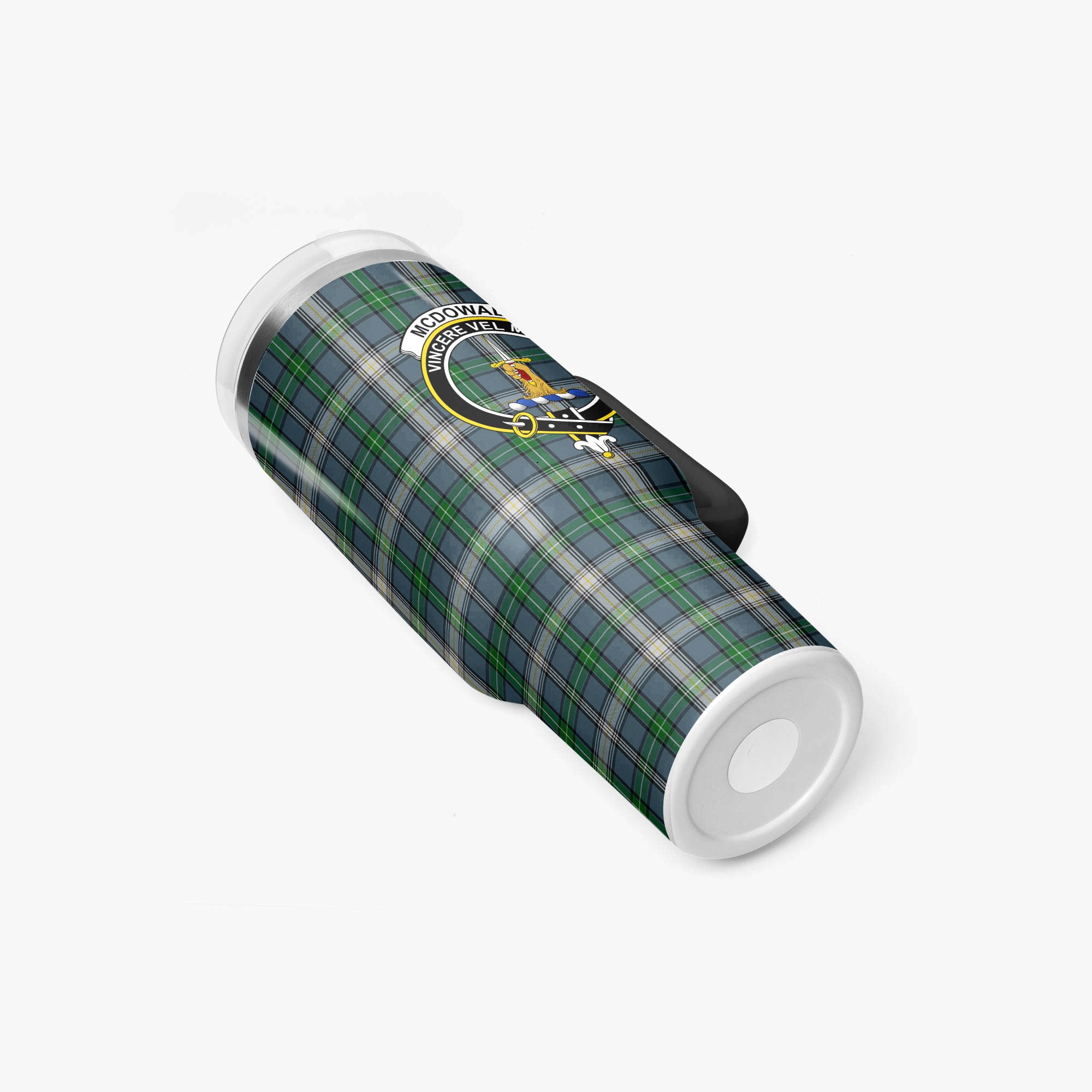 McDowall Tartan Crest 40 oz Insulated Tumbler with Handle