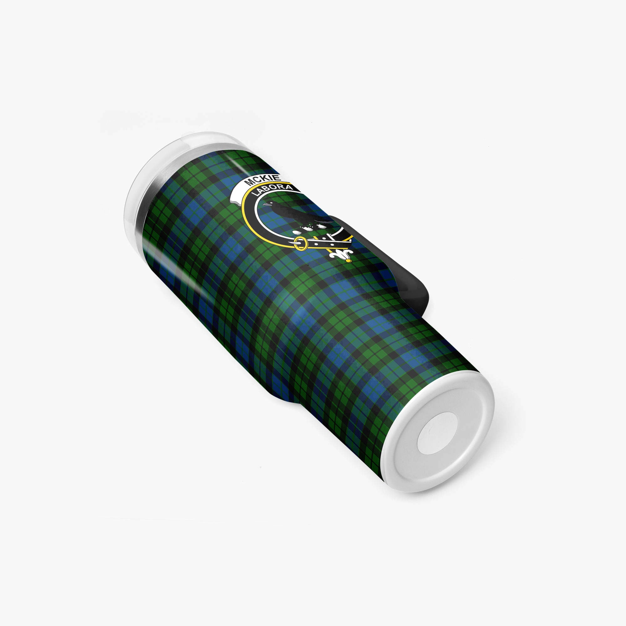 McKie Tartan Crest 40 oz Insulated Tumbler with Handle