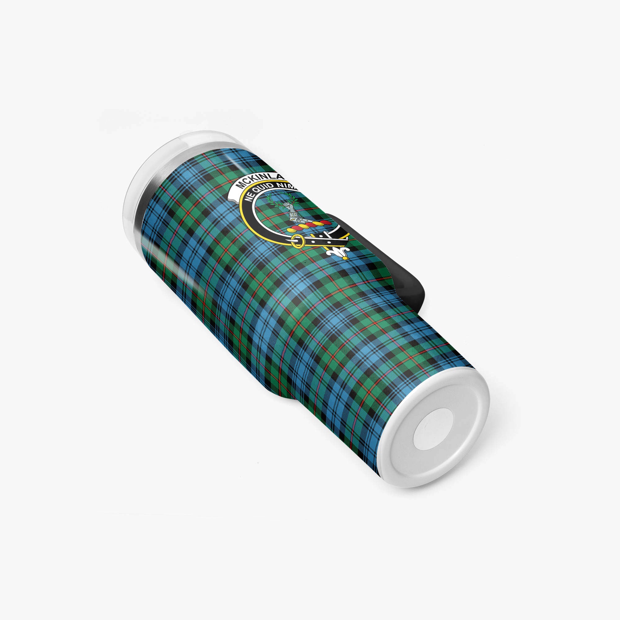 McKinlay Ancient Tartan Crest 40 oz Insulated Tumbler with Handle