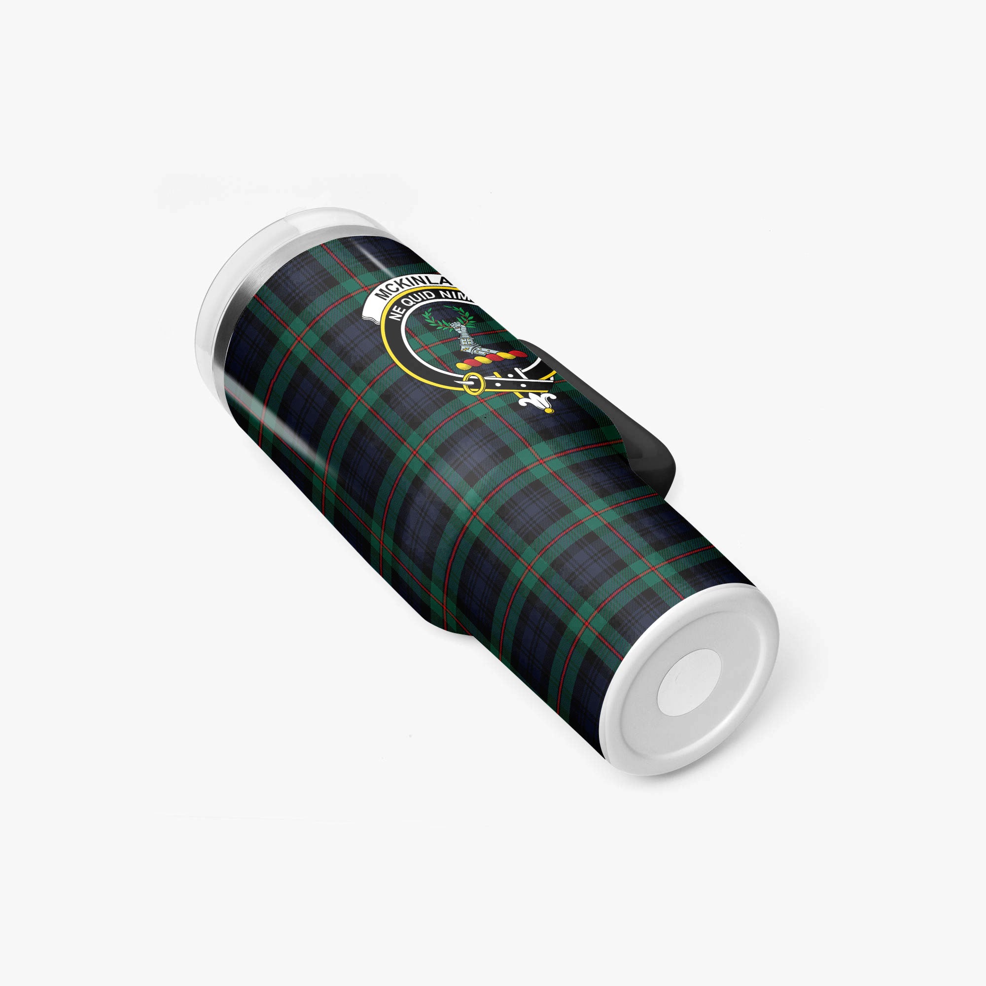 McKinlay Modern Tartan Crest 40 oz Insulated Tumbler with Handle