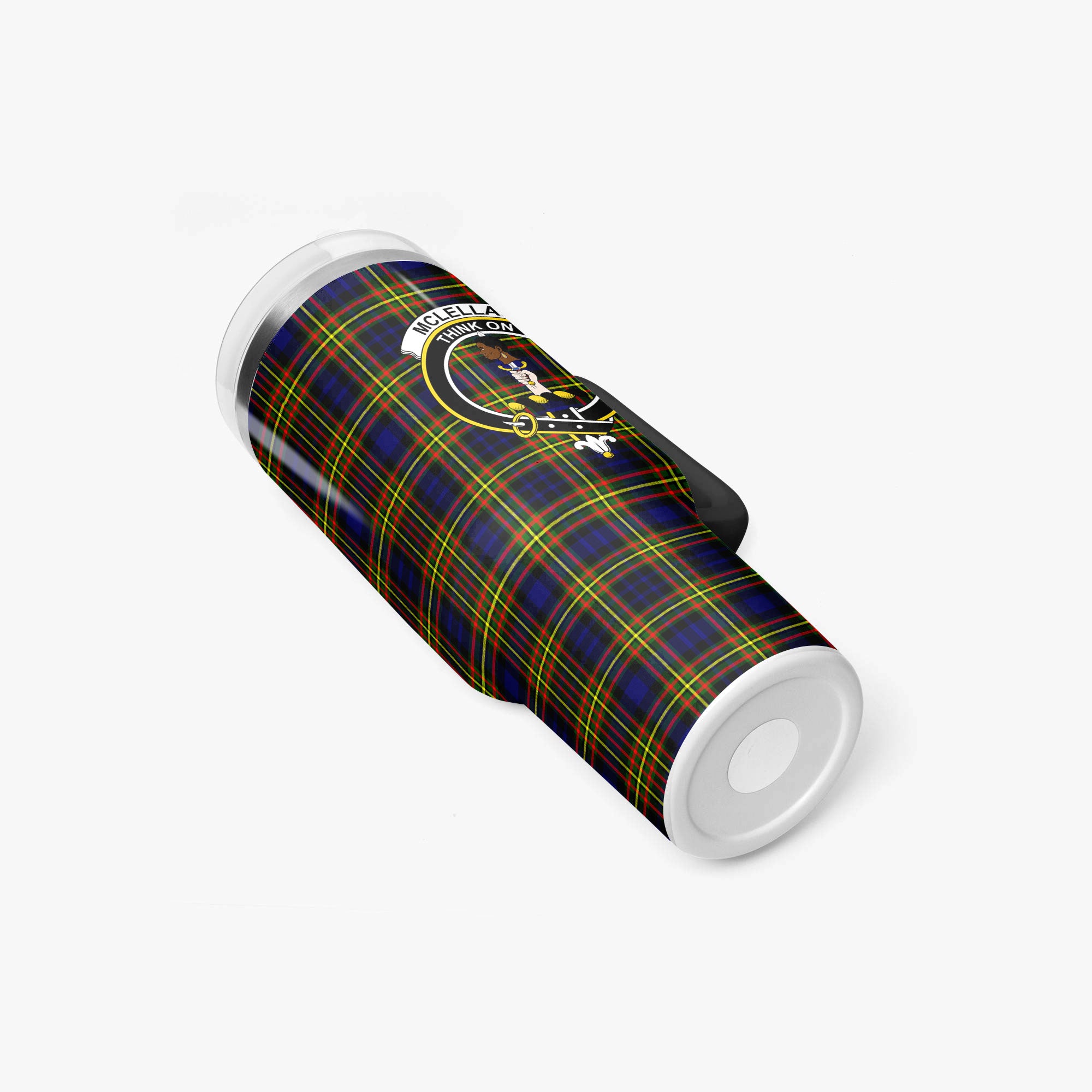McLellan Modern Tartan Crest 40 oz Insulated Tumbler with Handle