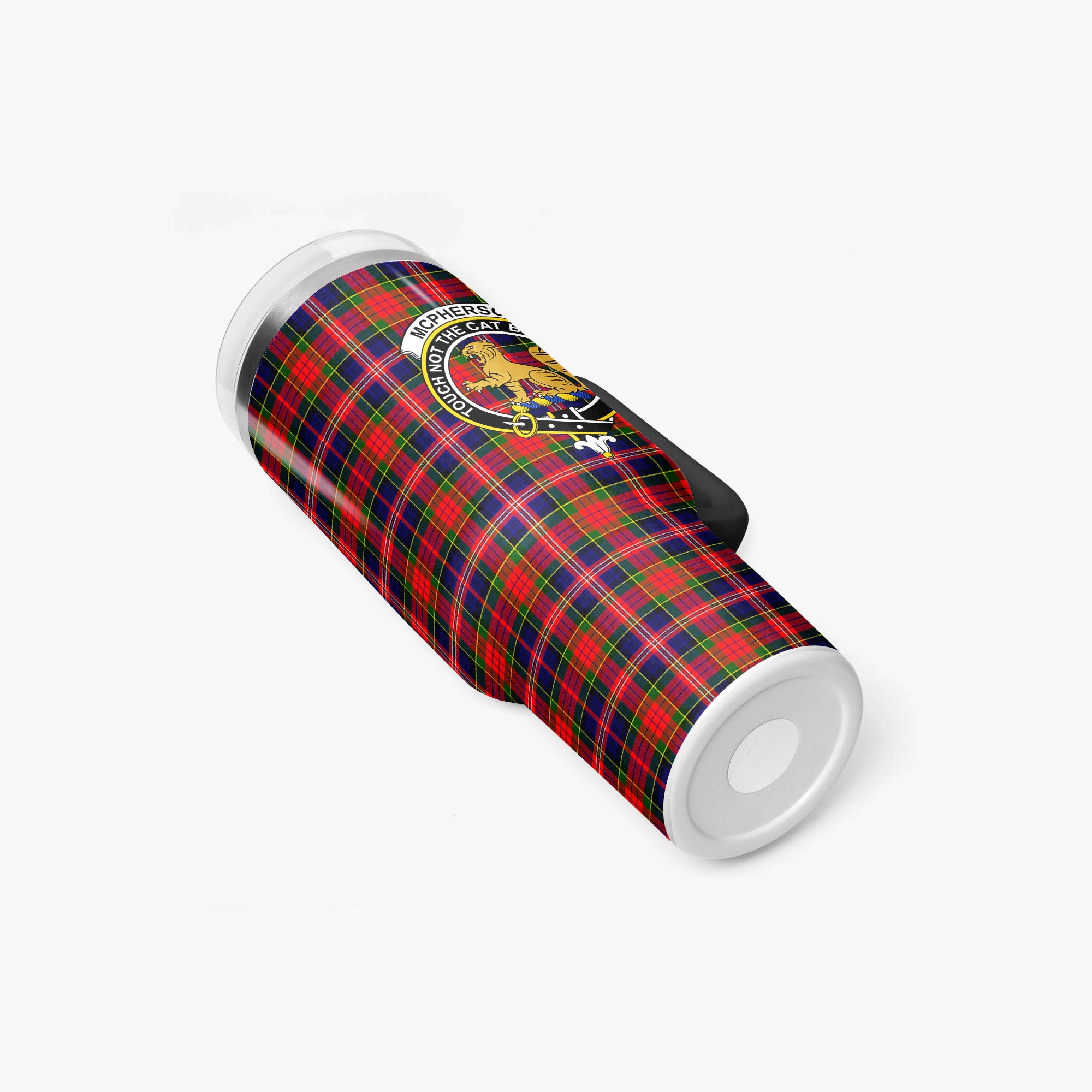 McPherson Modern Tartan Crest 40 oz Insulated Tumbler with Handle