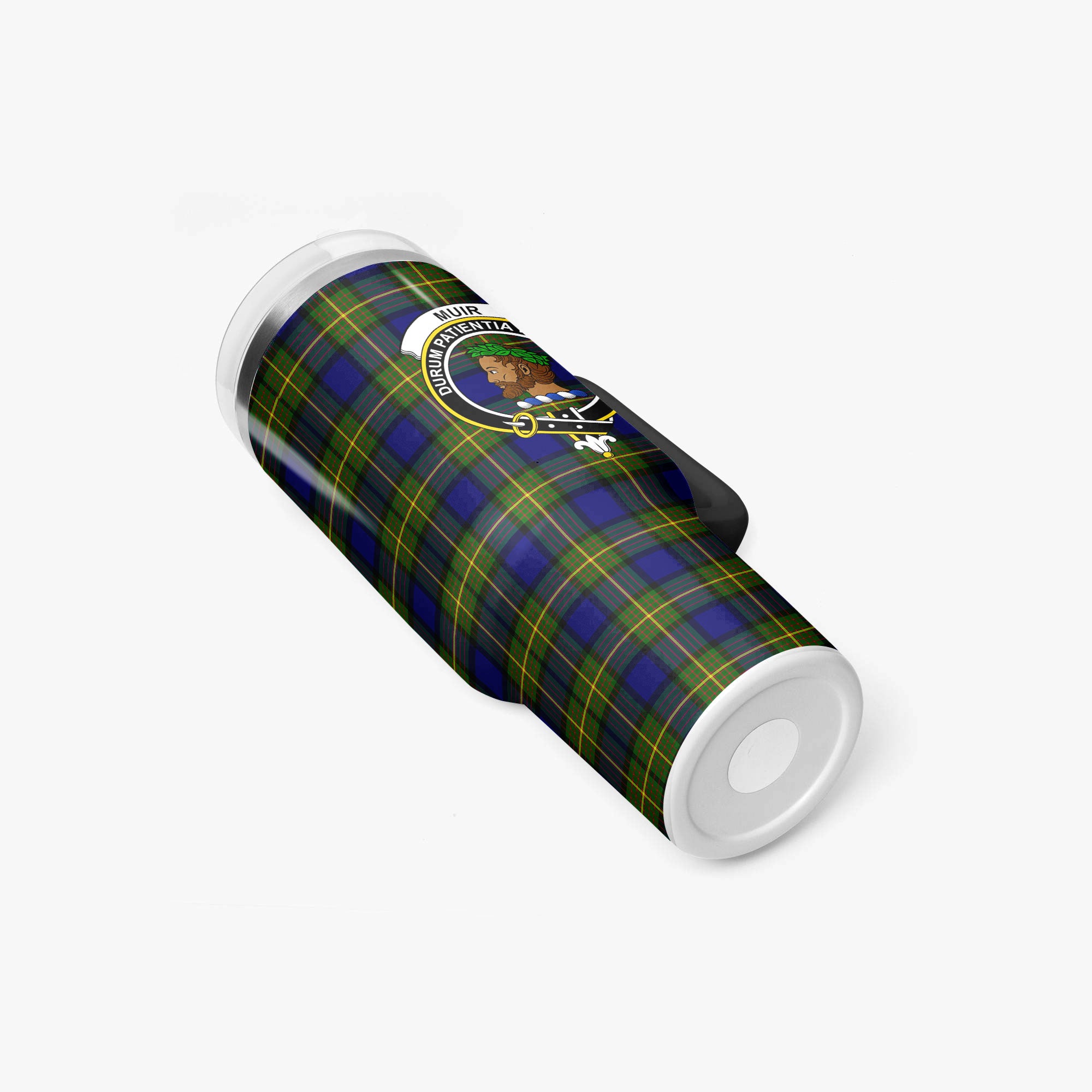 Muir Tartan Crest 40 oz Insulated Tumbler with Handle