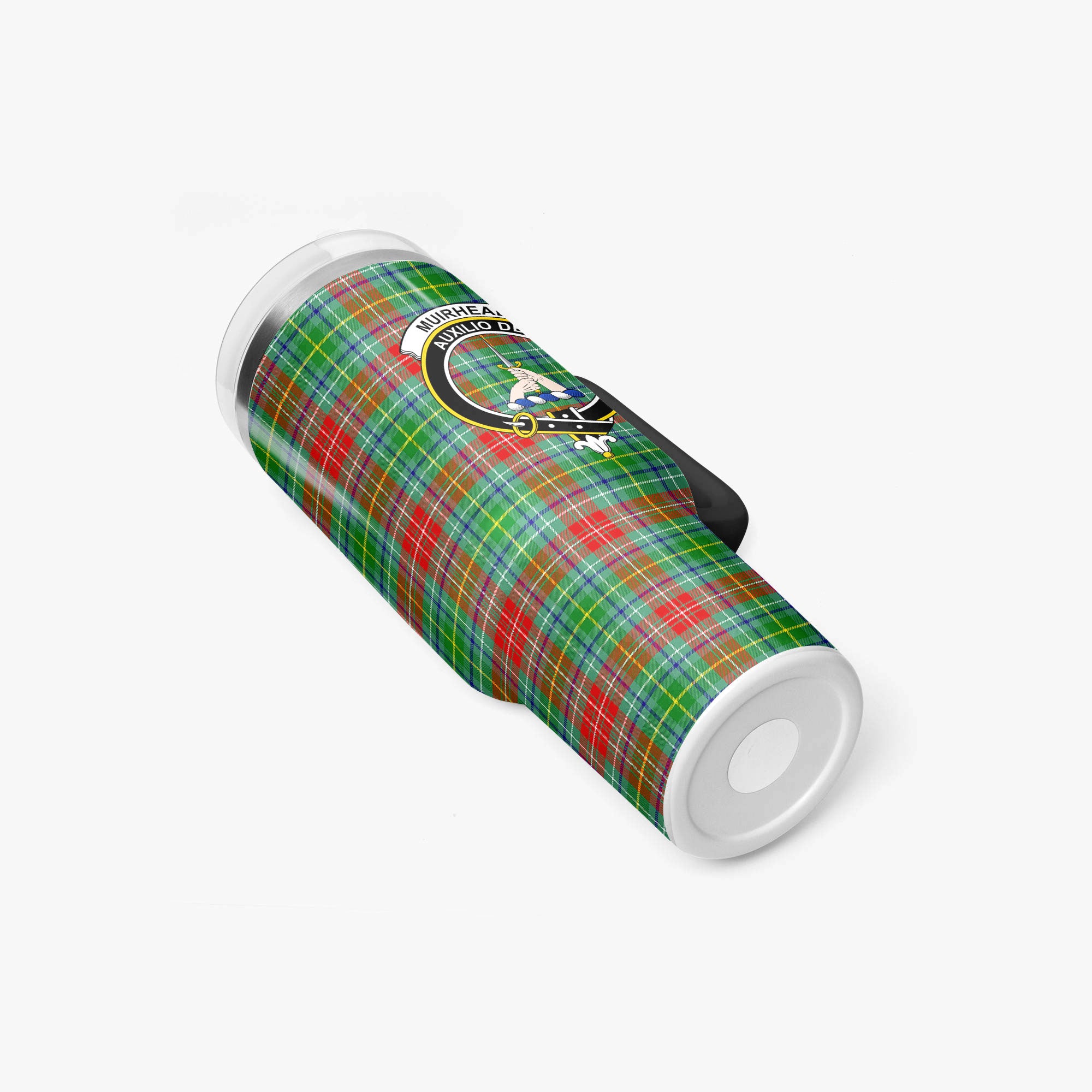 Muirhead Tartan Crest 40 oz Insulated Tumbler with Handle