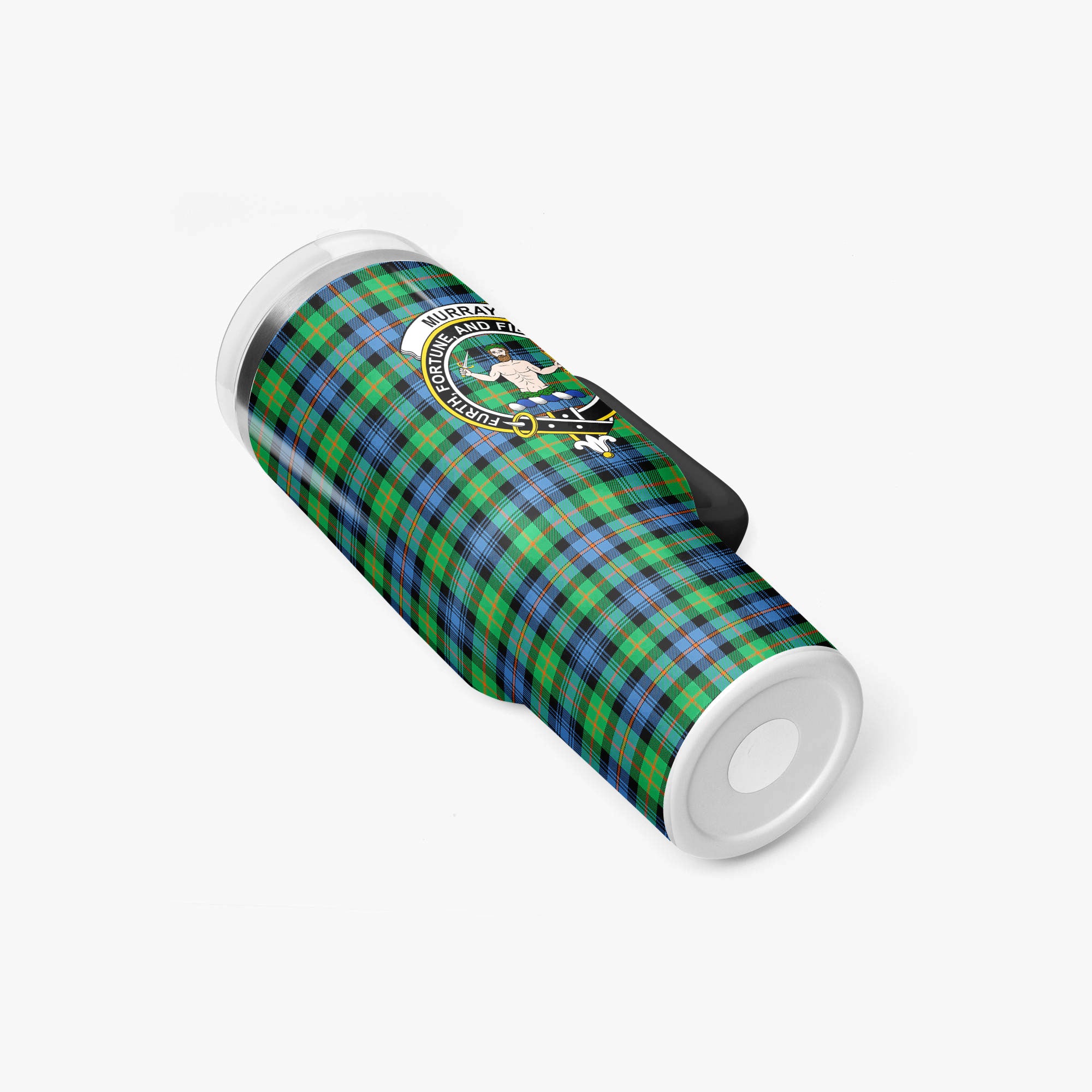 Murray of Atholl Ancient Tartan Crest 40 oz Insulated Tumbler with Handle