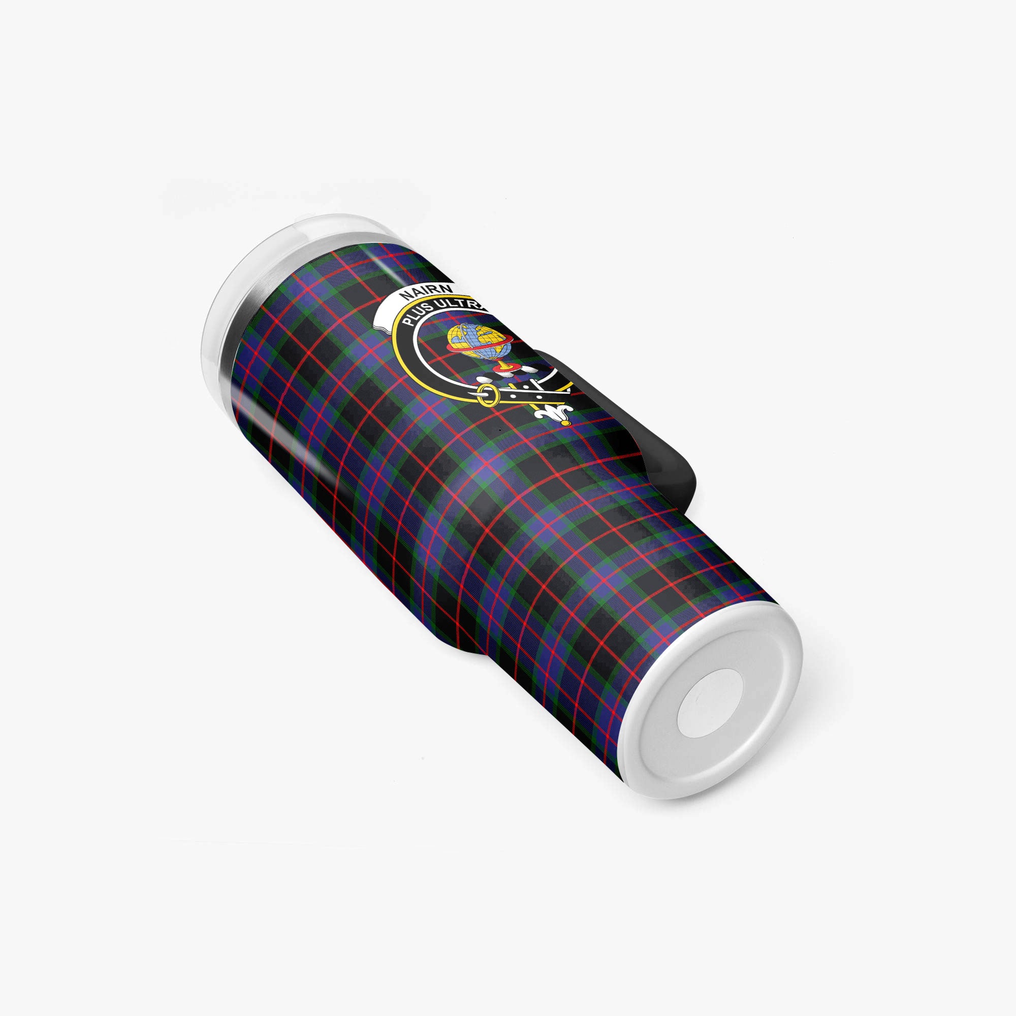 Nairn Tartan Crest 40 oz Insulated Tumbler with Handle