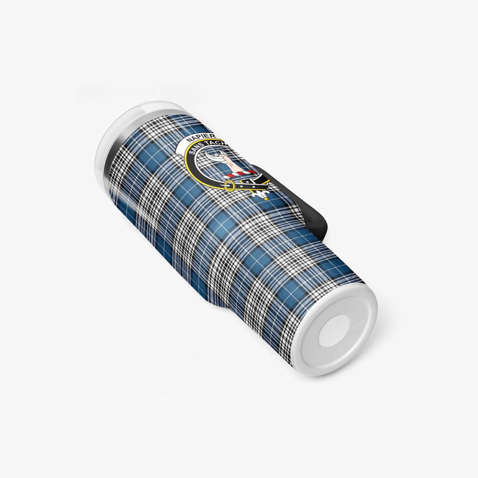 Napier Modern Tartan Crest 40 oz Insulated Tumbler with Handle