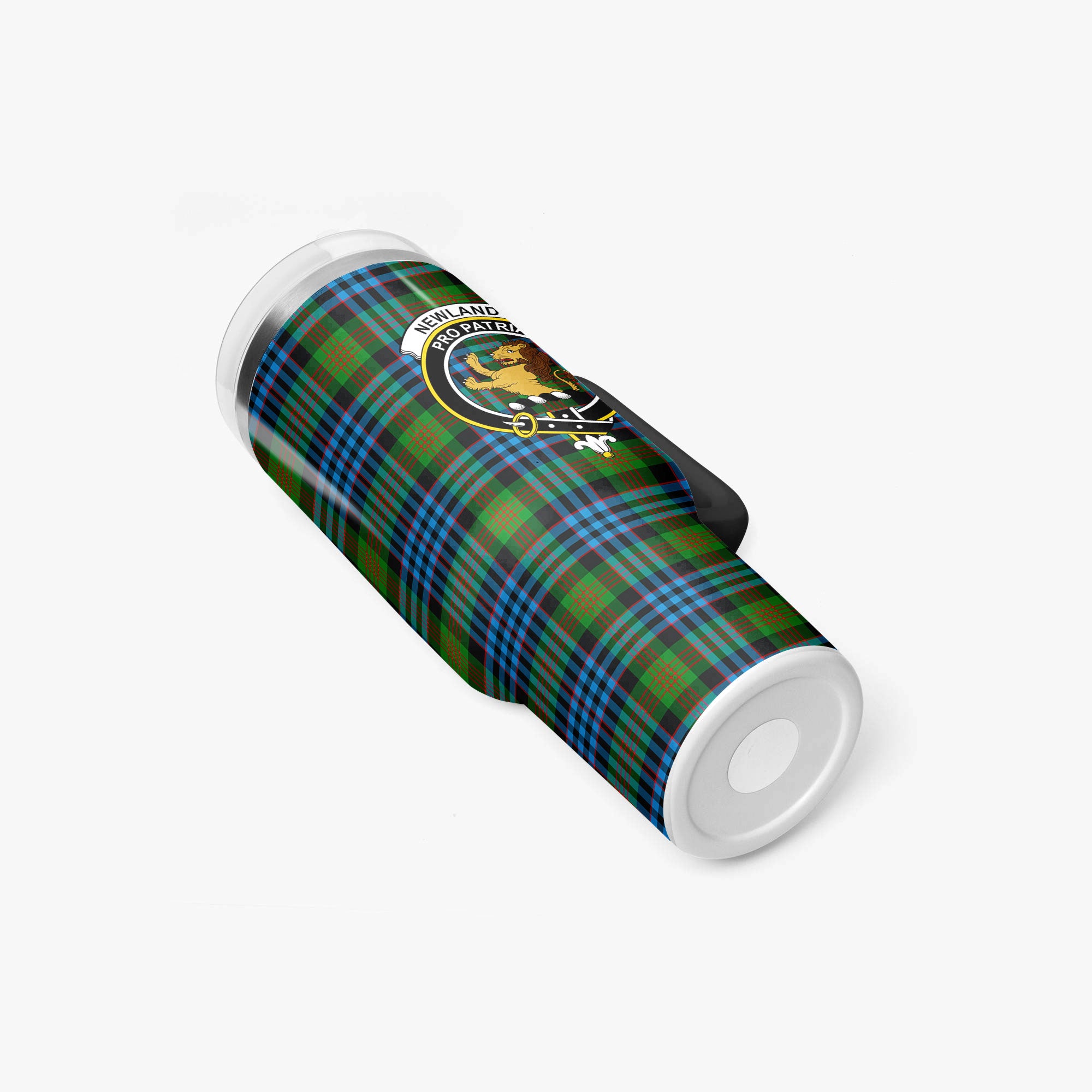 Newlands Tartan Crest 40 oz Insulated Tumbler with Handle