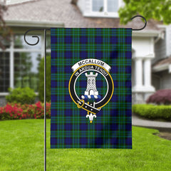 McCallum Modern Tartan Crest Garden Flag