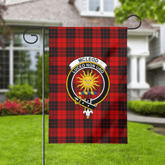 McLeod of Raasay Tartan Crest Garden Flag