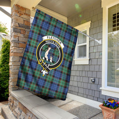Fletcher Ancient Tartan Crest Garden Flag