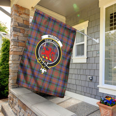McDuff Hunting Modern Tartan Crest Garden Flag