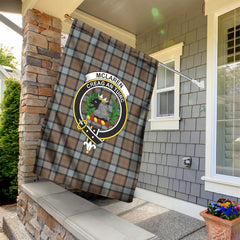 McLaren Weathered Tartan Crest Garden Flag