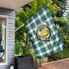 Campbell Dress Tartan Crest Garden Flag