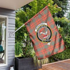 McDougall Ancient Tartan Crest Garden Flag