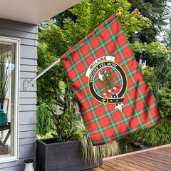 McLaine of Loch Buie Tartan Crest Garden Flag