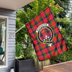 McNaughten Tartan Crest Garden Flag
