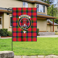 McNaughton Modern Tartan Crest Garden Flag