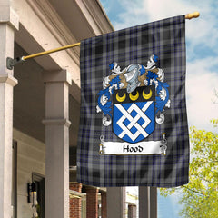 Hood Tartan Crest Garden Flag