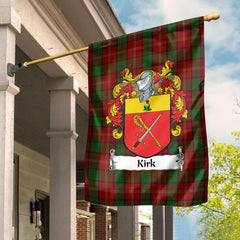 Kirk Tartan Crest Garden Flag