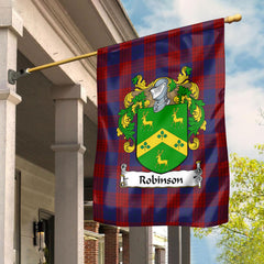 Robinson Dress Tartan Crest Garden Flag