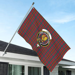 Lyall Tartan Crest House Flag