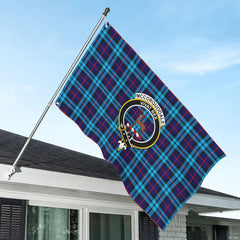 McCorquodale Tartan Crest House Flag