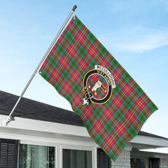 McCullough Tartan Crest House Flag