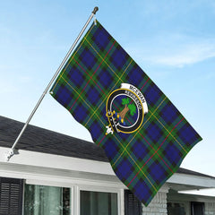 McEwan Modern Tartan Crest House Flag