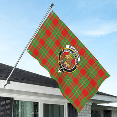 McGregor Modern Tartan Crest House Flag