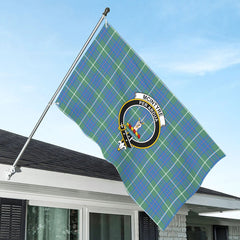 McIntyre Hunting Ancient Tartan Crest House Flag