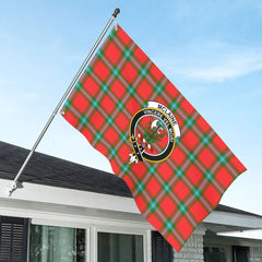 McLaine of Loch Buie Tartan Crest House Flag