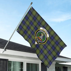 McLaren Modern Tartan Crest House Flag