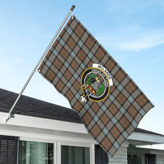 McLaren Weathered Tartan Crest House Flag