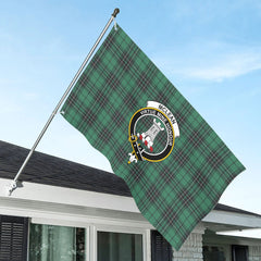 McLean Hunting Ancient Tartan Crest House Flag