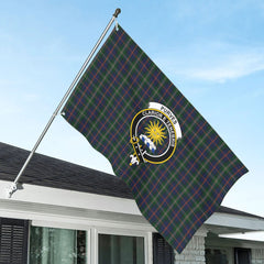 Purves Tartan Crest House Flag