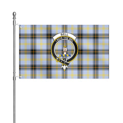 Bell of the Borders Tartan Crest House Flag