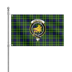 Campbell of Breadalbane Modern Tartan Crest House Flag
