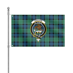 Graham of Menteith Ancient Tartan Crest House Flag