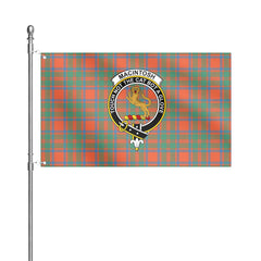 MacIntosh Ancient Tartan Crest House Flag