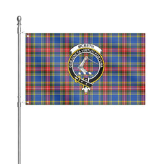 McBeth Modern Tartan Crest House Flag