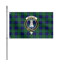 McCallum Modern Tartan Crest House Flag